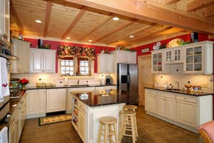 Country kitchen Granite kitchen - Columbus Columbus